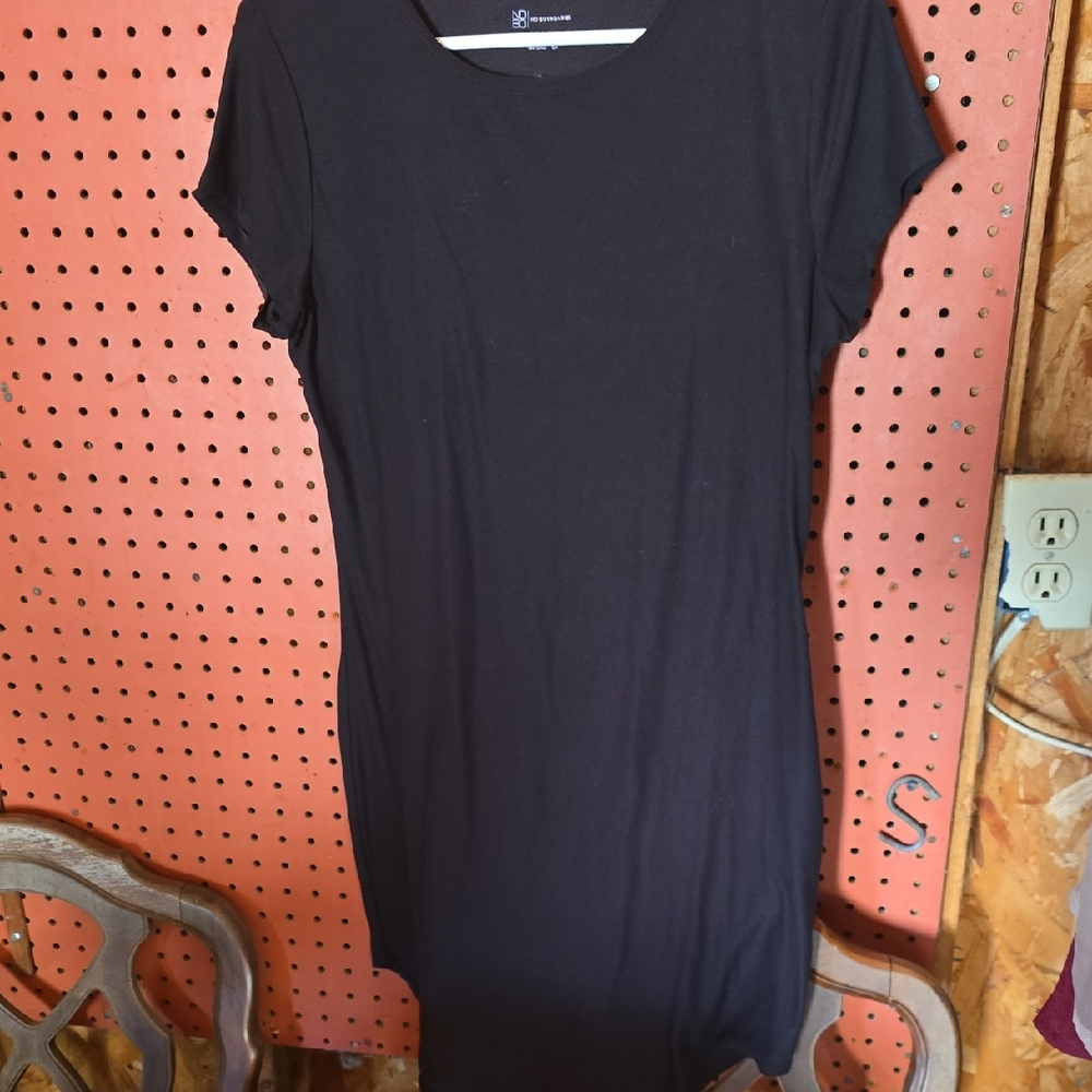 Black Short Sleeve Dress